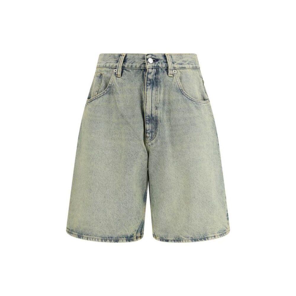 Sunflower Blue Cotton Bermuda Men's Shorts
